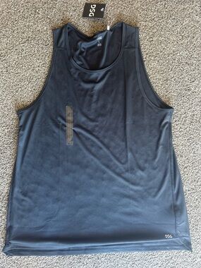 DSG Run Tank Pure Black Men's Athletic Tank
